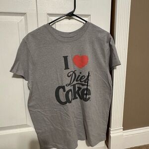 Gray 'I Love Diet Coke' T-Shirt